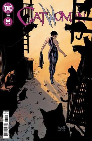 Catwoman (5th Series) 38 published by DC with cover art by Yanick Paquette