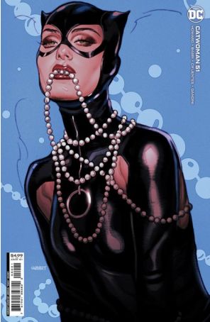 Catwoman (5th Series) 51A published by DC with cover art by Joshua Sway Swaby