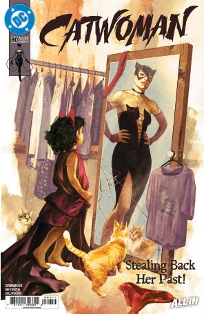 Catwoman (5th Series) 80A published by DC with cover art by Sebastián Fiumara