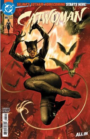 Catwoman (5th Series) 85A published by DC with cover art by Sebastián Fiumara