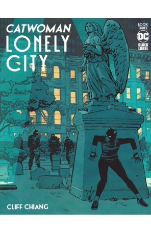 Catwoman: Lonely City 3 published by DC with cover art by Cliff Chiang