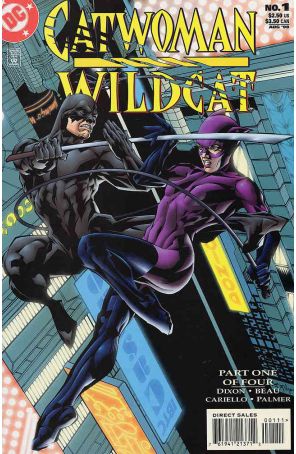 Catwoman/Wildcat 1 published by DC with cover art by Brian Stelfreeze