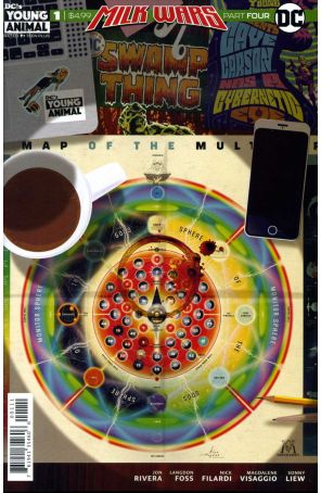 Cave Carson Has a Cybernetic Eye/Swamp Thing Special 1 published by DC with cover art by Frank Quitely