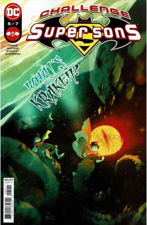 Challenge of the Super Sons 5 published by DC with cover art by Simone Di Meo