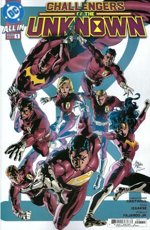 Challengers of the Unknown (4th Series) 1A published by DC with cover art by Mike Deodato Jr.
