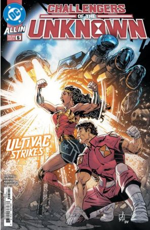 Challengers of the Unknown (4th Series) 5A published by DC with cover art by Sean Izaakse