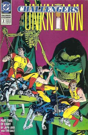 Challengers of the Unknown (Mini-Series) 2 published by DC with cover art by Michael Golden