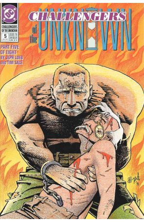 Challengers of the Unknown (Mini-Series) 5 published by DC with cover art by Marc Hempel