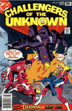 Challengers of the Unknown 85 published by DC with cover art by Rich Buckler