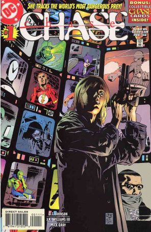 Chase 1 (with card) published by DC with cover art by J.H. Williams III