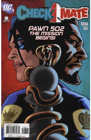 Checkmate (2nd Series) 8 published by DC with cover art by Jesus Saiz