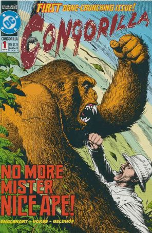 Congorilla 1 published by DC with cover art by Brian Bolland