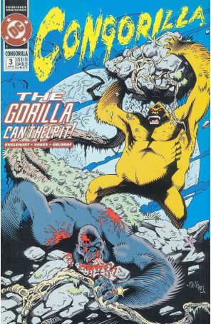 Congorilla 3 published by DC with cover art by Neil Vokes