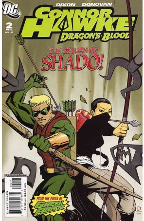 Connor Hawke: Dragon's Blood 2 published by DC with cover art by Derec Donovan