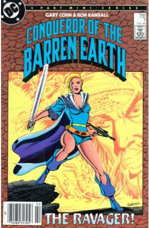 Conqueror of the Barren Earth 1 (Newsstand) published by DC with cover art by Ron Randall