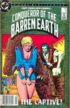 Conqueror of the Barren Earth 2 (Newsstand) published by DC with cover art by Ron Randall