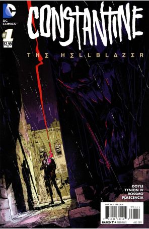 Constantine: The Hellblazer 1 published by DC with cover art by Riley Rossmo