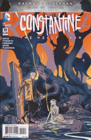 Constantine: The Hellblazer 10 published by DC with cover art by Riley Rossmo
