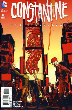 Constantine: The Hellblazer 6 published by DC with cover art by Riley Rossmo