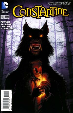 Constantine 16 published by DC with cover art by Juan Ferreyra