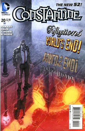 Constantine 20 published by DC with cover art by Juan Ferreyra