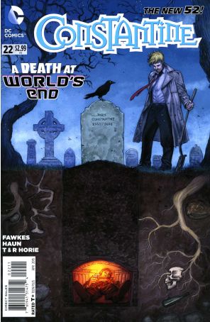 Constantine 22 published by DC with cover art by Juan Ferreyra