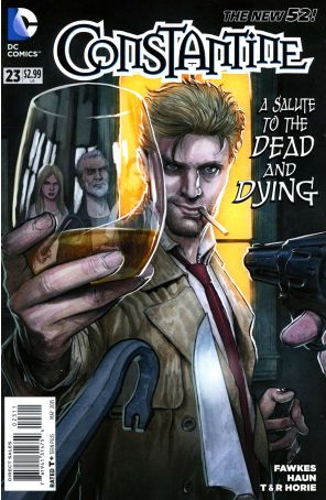 Constantine 23 published by DC with cover art by Juan Ferreyra