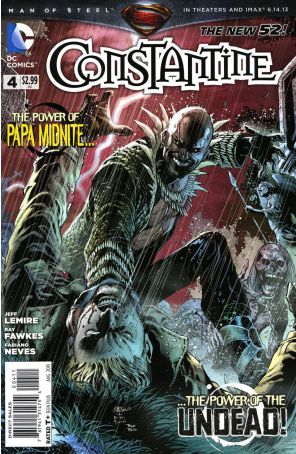 Constantine 4 published by DC with cover art by Juan Jose Ryp