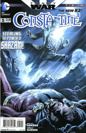 Constantine 5 published by DC with cover art by Renato Guedes