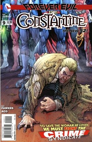 Constantine 9 published by DC with cover art by Howard Porter