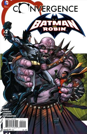Convergence: Batman and Robin 2 published by DC with cover art by Denys Cowan