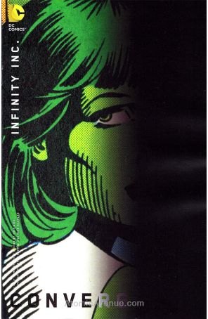 Convergence: Infinity Inc. 1A published by DC with cover art by Chip Kidd and Jerry Ordway