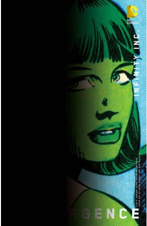 Convergence: Infinity Inc. 2A published by DC with cover art by Chip Kidd and Jerry Ordway