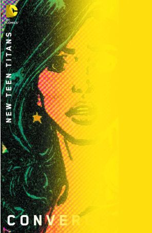 Convergence: New Teen Titans 1A published by DC with cover art by Chip Kidd and George Pérez