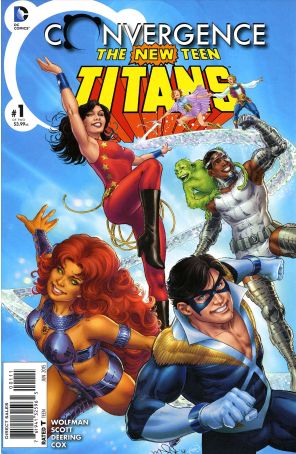 Convergence: New Teen Titans 1 published by DC with cover art by Nicola Scott