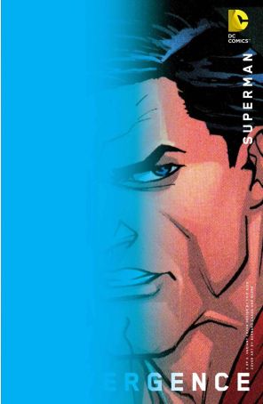 Convergence: Superman 2A published by DC with cover art by Chip Kidd and Bernard Chang