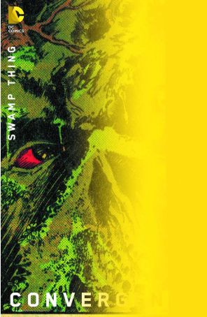 Convergence: Swamp Thing 1A published by DC with cover art by Chip Kidd and Stephen R. Bissette