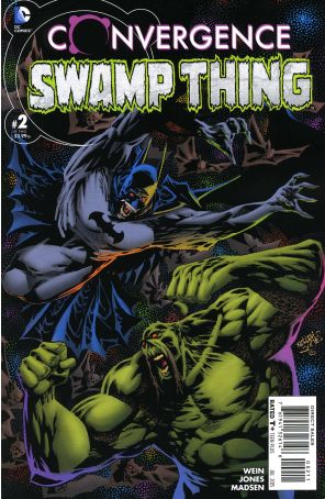 Convergence: Swamp Thing 2 published by DC with cover art by Kelley Jones