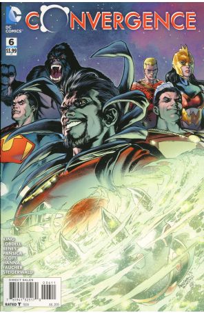 Convergence 6 published by DC with cover art by Carlo Pagulayan