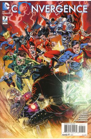 Convergence 7 published by DC with cover art by Carlo Pagulayan