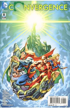 Convergence 8 published by DC with cover art by Carlo Pagulayan
