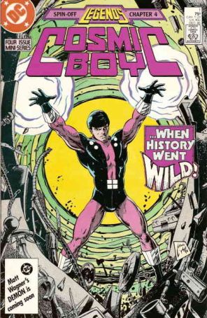 Cosmic Boy 1 published by DC with cover art by Steve Lightle