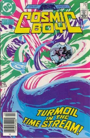 Cosmic Boy 3 (Newsstand) published by DC with cover art by Steve Lightle