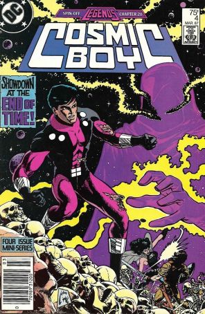 Cosmic Boy 4 (Newsstand) published by DC with cover art by Steve Lightle