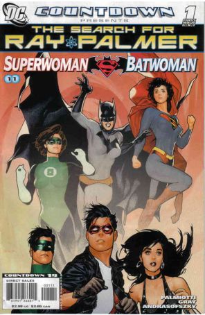 Countdown Presents: The Search For Ray Palmer: Superwoman/Batwoman 1 published by DC with cover art by Ryan Sook