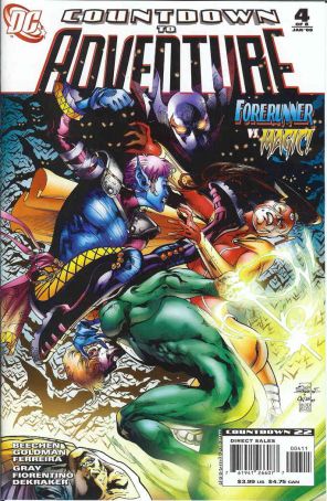 Countdown To Adventure 4 published by DC with cover art by Eddy Barrows