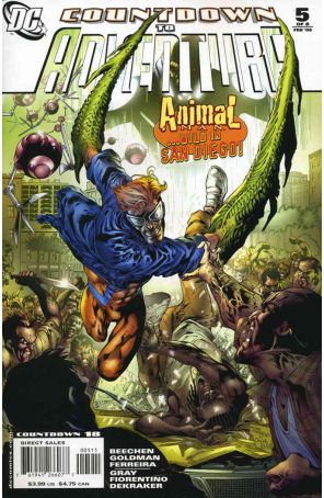Countdown to Adventure 5 published by DC with cover art by Eddy Barrows