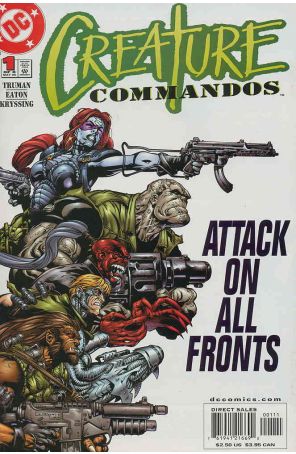 Creature Commandos 1 published by DC with cover art by Scot Eaton