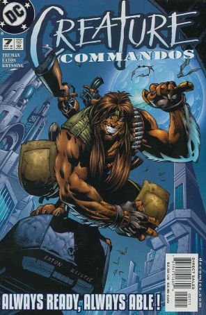 Creature Commandos 7 published by DC with cover art by Scot Eaton