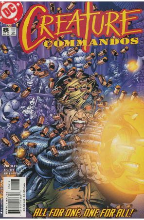 Creature Commandos 8 published by DC with cover art by Scot Eaton
